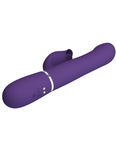 PRETTY LOVE - ZALIN RABBIT VIBRATOR PERLEN 4 IN 1 LILA