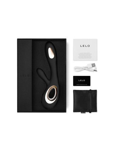 LELO - SORAYA WAVE VIBRATOR KANINCHEN SCHWARZ