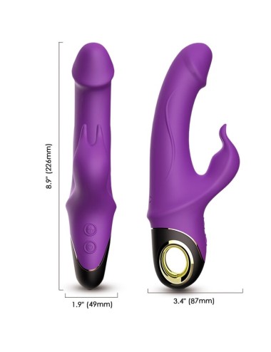 ARMONY - METEROR DILDO VIBRATOR RABBIT ROTATOR LILA