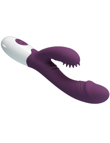 PRETTY LOVE - BUTTERFLY KISS RABBIT VIBRATOR & G-SPOT STIMULATOR LILA