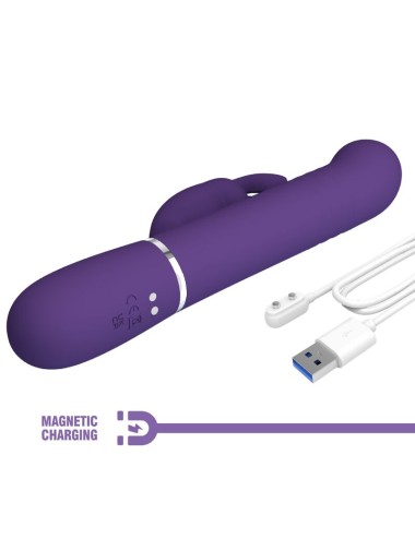 PRETTY LOVE - COALE RABBIT VIBRATOR 4 IN 1 LILA