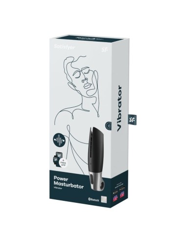SATISFYER - POWER MASTURBATOR SCHWARZ