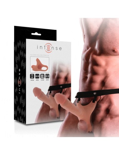INTENSE - HOHLGESCHIRR MIT SILIKON-DILDO 16 X 3,5 CM