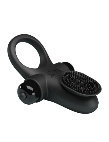 PRETTY LOVE - VIBRATORRING II FÜR DEN SCHWARZEN PENIS