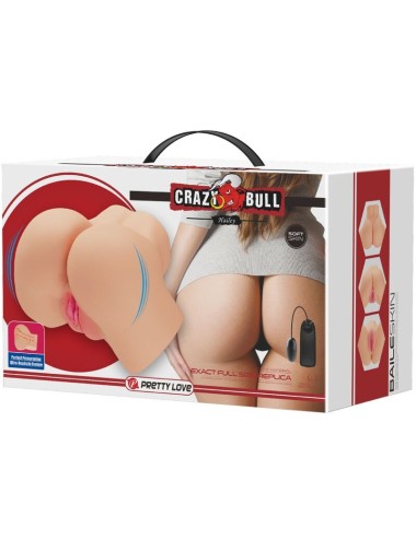 CRAZY BULL - REALISTISCHER VAGINA- UND ANUS-VIBRATOR HAILEY