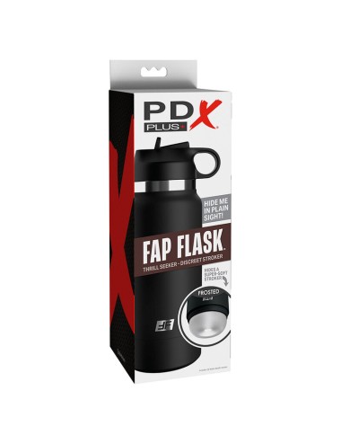 PDX PLUS - FAP FLASK FLASCHE DISCRET STROKER KLAR MODELL 1