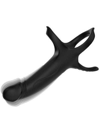 ARMONY - DILDO MIT RING & VIBRATOR SCHWARZ