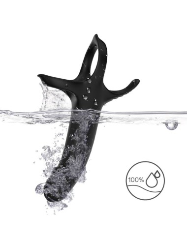 ARMONY - DILDO MIT RING & VIBRATOR SCHWARZ