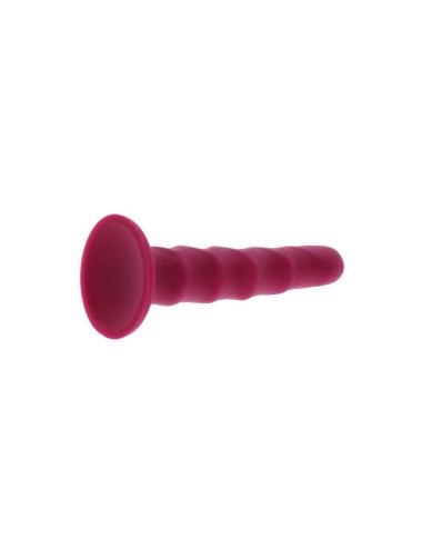 GET REAL - RIBBED DONG 12 CM ROT