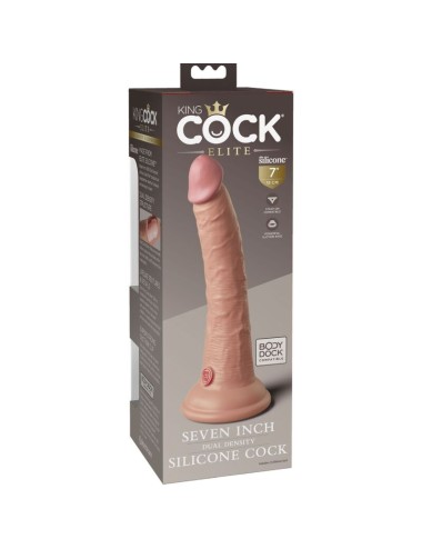 KING COCK - ELITE REALISTISCHER SILIKONDILDO 17.8 CM