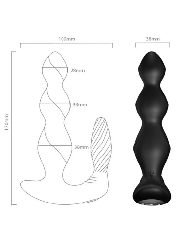 ARMONY - MANFUN VIBRATOR & STIMULATOR ANAL PLUG FERNBEDIENUNG SCHWARZ