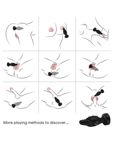 ARMONY - VIBRATOR & ANALPLUG FERNBEDIENUNG SCHWARZ