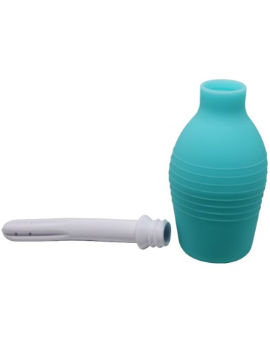 MR PLAY - ANAL-BIRNE-BLAUE GUMMI-DUSCHE
