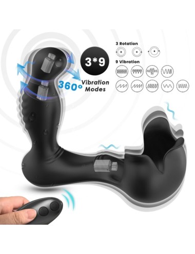 ARMONY - SURROUND VIBRATOR ANAL & STIMULATOR HODEN FERNBEDIENUNG SCHWARZ