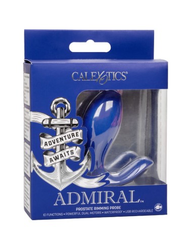 CALEXOTICS - ADMIRAL RIMMING PROSTATA-STIMULATOR & VIBRATOR BLAU