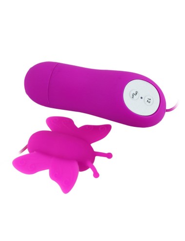 BAILE - LOVE EGGS BUTTERFLY CLITORIS STIMULATOR 12 GESCHWINDIGKEITEN LILA FERNBEDIENUNG