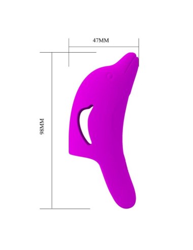 PRETTY LOVE - DELPHINI LEISTUNGSSTARKER LILA FINGERSTIMULATOR