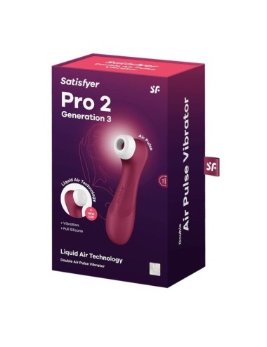 SATISFYER - PRO 2 GENERATION 3 LIQUID AIR TECHNOLOGY WEINROT