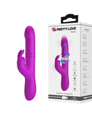 PRETTY LOVE - REESE VIBRATOR MIT LILA ROTATION