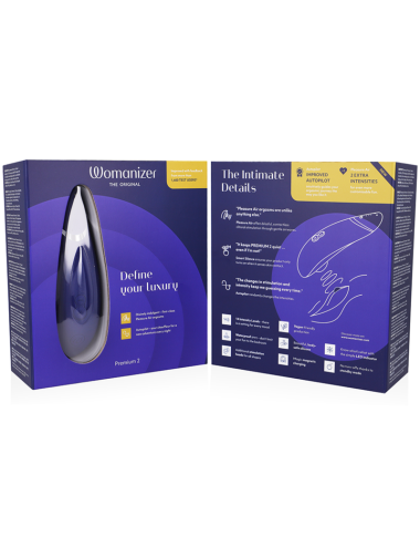 WOMANIZER - PREMIUM 2 KLITORALSTIMULATOR BLAUBEERE