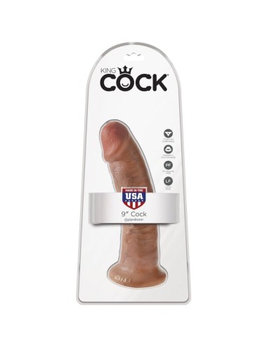 KING COCK - REALISTISCHER PENIS 21.7 CM KARAMELL