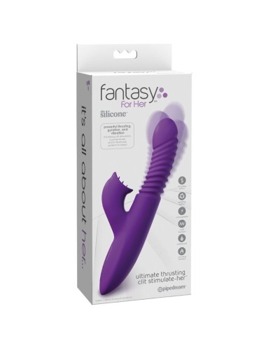 FANTASY FOR HER - KLITORIS-STIMULATOR MIT WÄRME-OSZILLATIONS- UND VIOLETT-VIBRATIONSFUNKTION