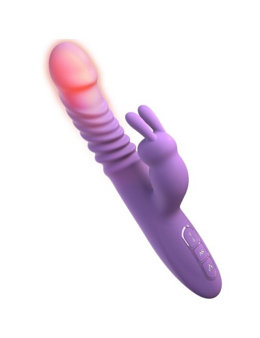 FANTASY FOR HER - KITOLITORIS-STIMULATOR KANINCHEN MIT WÄRMEFUNKTION, OSZILLATION UND VIOLETTE VIBRATION
