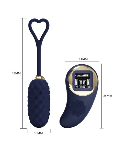 PRETTY LOVE - VIVIAN BLUE VIBRATIONS-EI MIT FERNBEDIENUNG