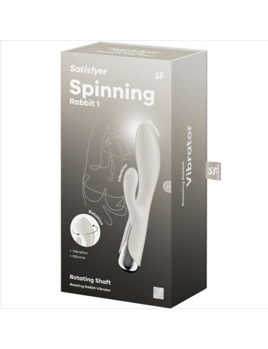 SATISFYER - SPINNING RABBIT 1 KLITORIS UND G-SPOT STIMULATION BEIGE