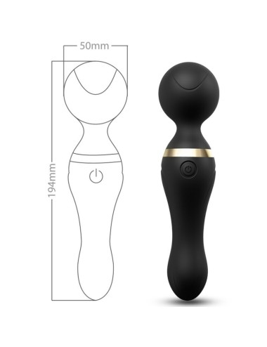 ARMONY - FREEZA MASSAGER & VIBRATOR SUPER FLEXIBLER KOPF SCHWARZ