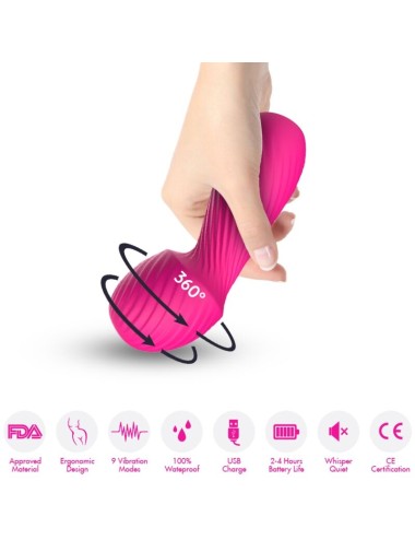 ARMONY - DAZZLE MASSAGER & VIBRATOR KLEIN FUCHSIA