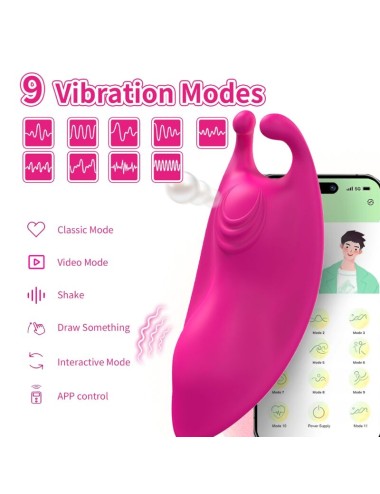 ARMONY - HONEYBEE TRAGBARES HÖSCHENVIBRATOR G-SPOT FUCHSIA -KOSTENLOSE APP