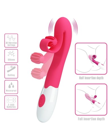 ROMANCE - VIBRATOR UND STIMULATOR 30 GESCHWINDIGKEITEN ROSA