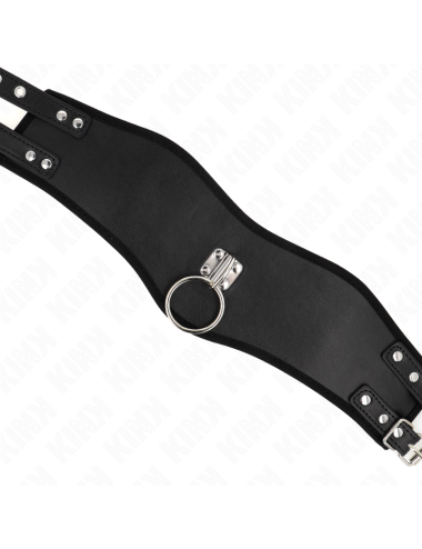 KINK - HALSKETTE 65 CM MIT BREITEM RIEMEN VERSTELLBAR 40-55 CM X 10 CM