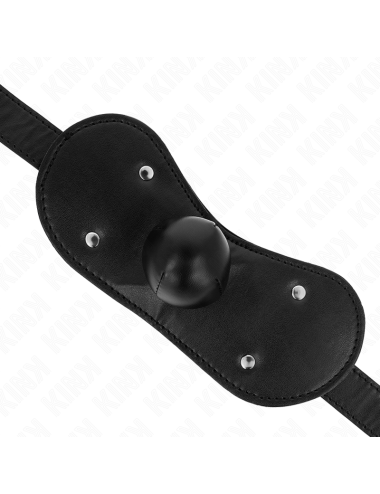 KINK - BALL GAG MUNDMASKE MIT SCHLOSS VERSTELLBAR 42-60 CM