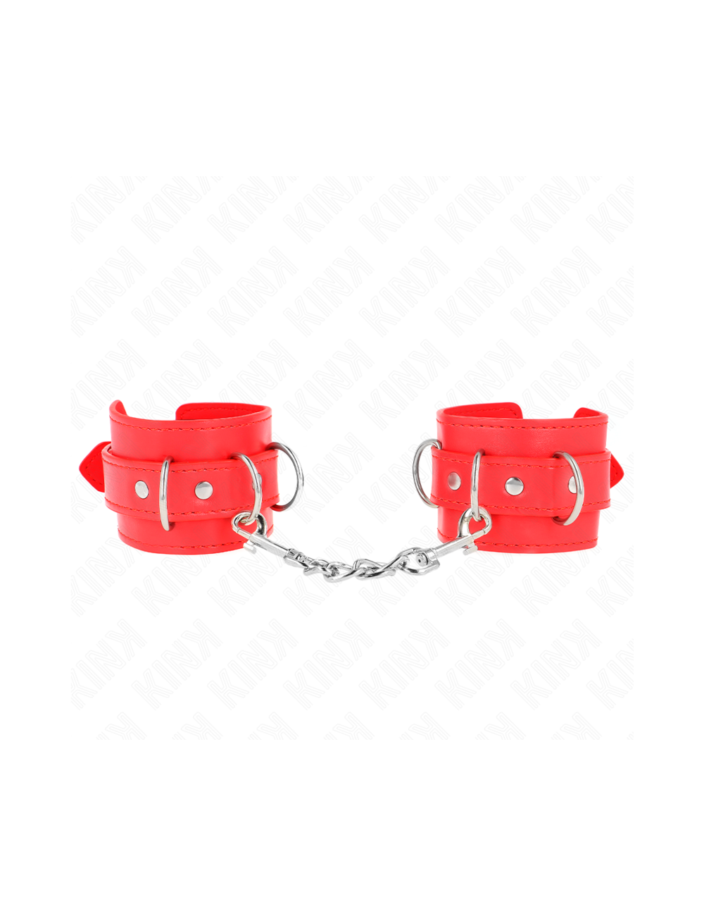 KINK - 3 D-RING HANDGELENKFESSELN VERSTELLBAR ROT 17