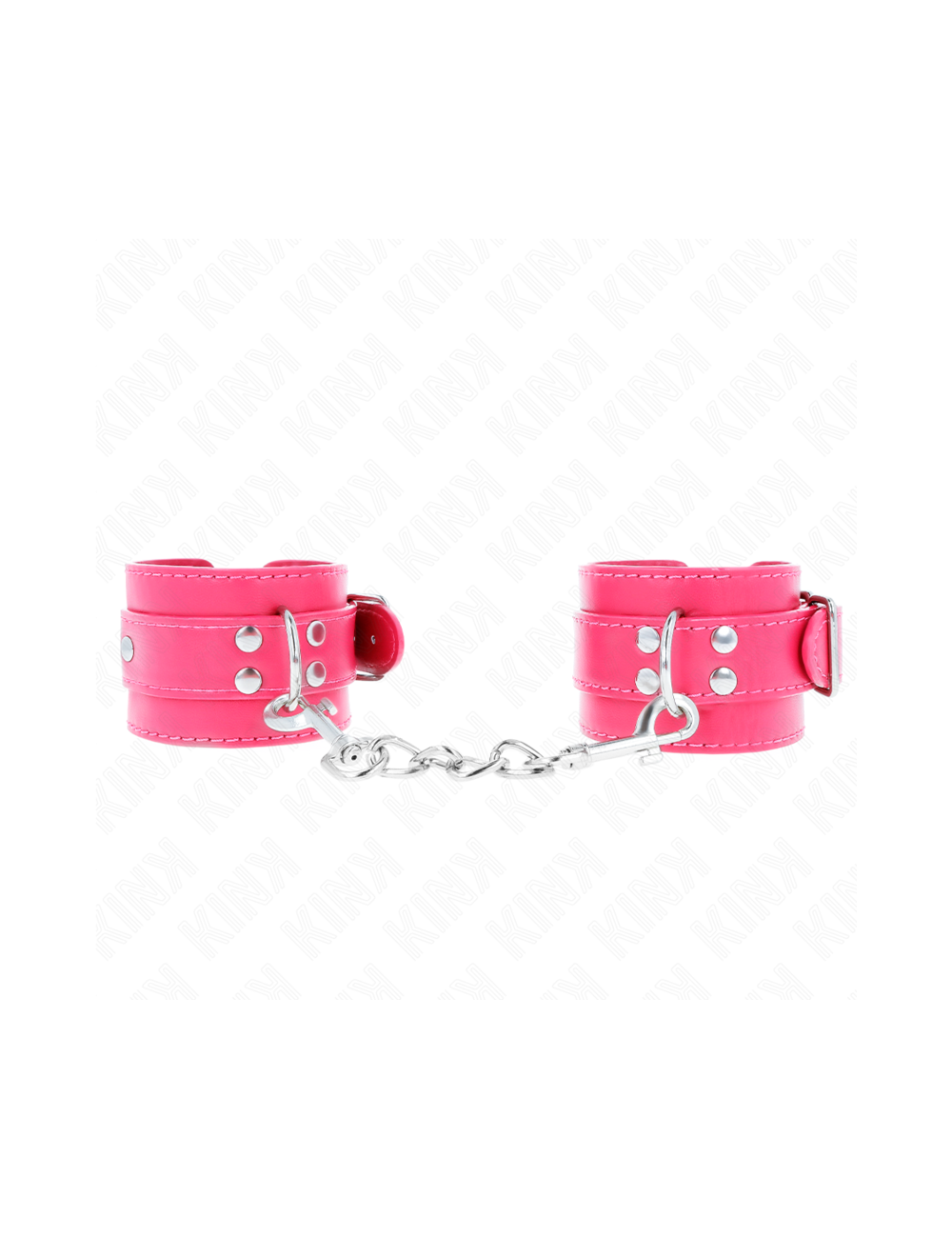 KINK - HANDGELENKFESSELN RASPBERRY ROSE MIT RASPBERRY ROSE FUTTER VERSTELLBAR 20-28 CM X 5