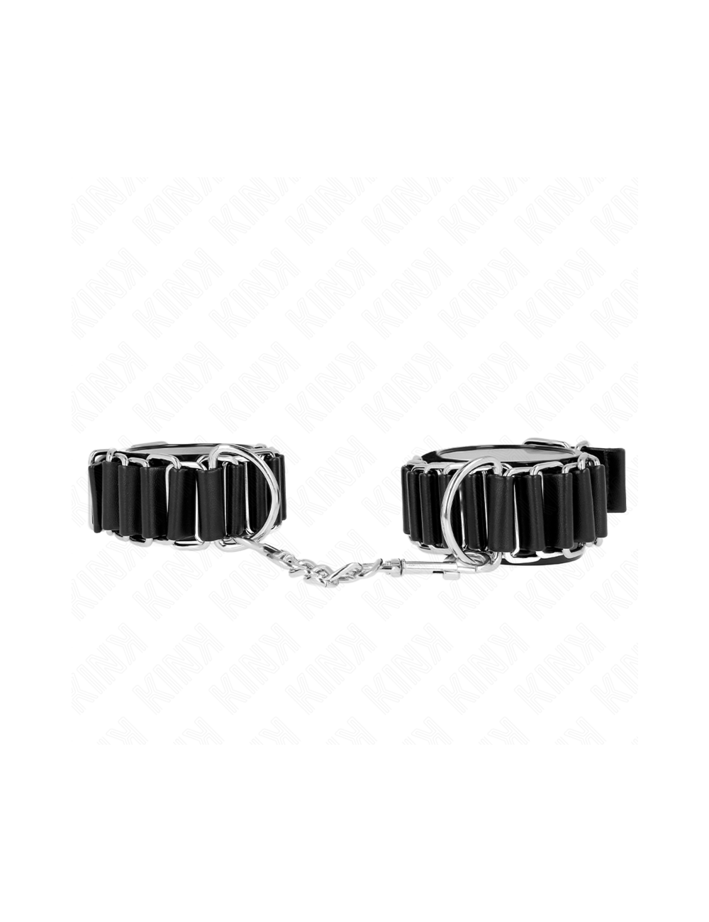 KINK - SCHARNIERÄHNLICHE DÜNNE HANDGELENKFESSELN SCHWARZ VERSTELLBAR 16-22 CM X 3