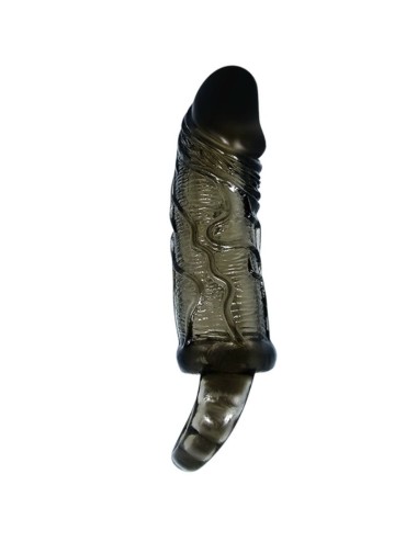 BAILE - PENIS EXTENDER COVER MIT GURT FÜR HODEN SCHWARZ 13.5 CM