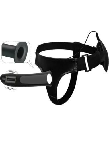PRETTY LOVE - VITO STRAP-ON MIT HOHLDILDO UND VIBRATION 17.3 CM