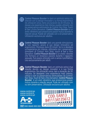CONTROL - PLEASURE BOOSTER VIBRATORRING