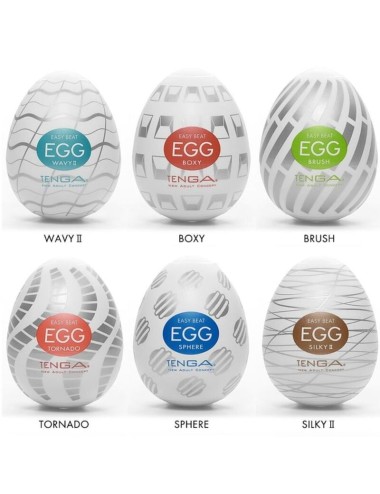 TENGA - EASY BEAT MASTURBATOR EGG PACK 6 EINHEITEN