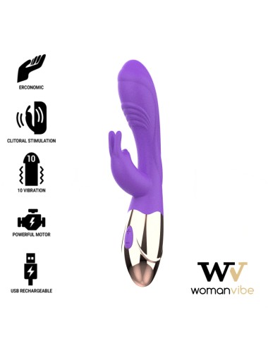WOMANVIBE - VIORA SILICONE RECHARGEABLE VIBRATOR