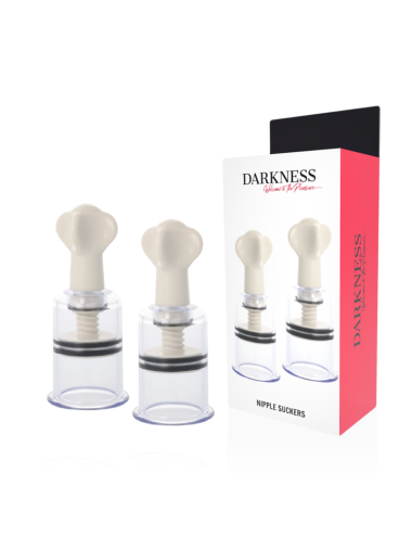 DARKNESS - TRANSPARENTER NIPPELSAUGER MIT 3