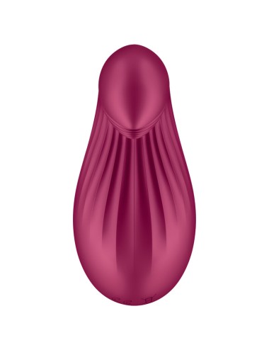 SATISFYER - DIPPING DELIGHT AUFLEGVIBRATOR ROT
