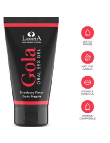 INTIMATELINE LUXURIA - ORAL SEX GEL ERDBEERGESCHMACK 50 ML