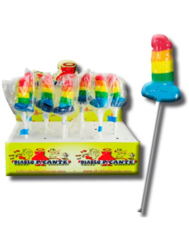 PRIDE - GUMMI-LUTSCHER-PENIS LGBT