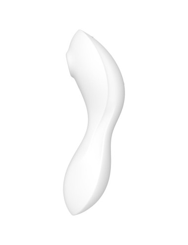 SATISFYER - CURVY TRINITY 5 AIR PULSE STIMULATOR & VIBRATOR APP WEISS
