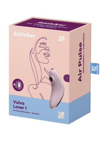 SATISFYER - VULVA LOVER 1 LUFTPULSSTIMULATOR & VIBRATOR VIOLETT