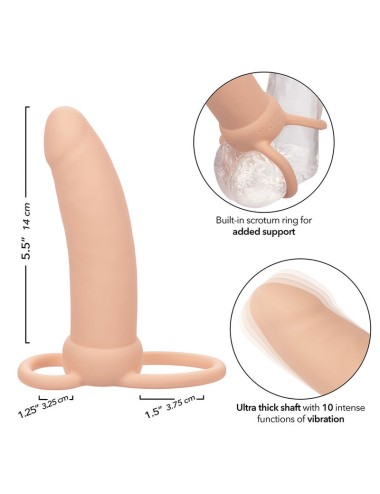 CALEXOTICS - MAXX THICK DOUBLE PÉNÉTRATEUR 10 VIBRATIONS CHAIR